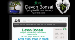 Desktop Screenshot of devonbonsai.co.uk